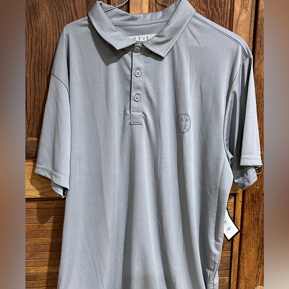 Black Rifle Coffee Company Polo Mens Large Golf‎ Performance Stretch Flex. NWT